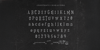 GhostMate Font Poster 3