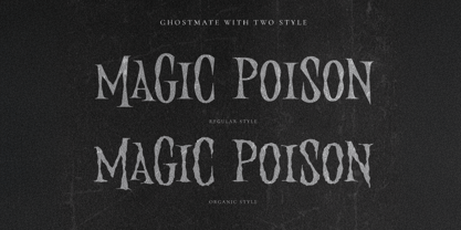 GhostMate Font Poster 2