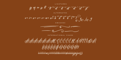 Elishanty Samantha Font Poster 8