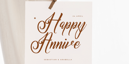 Elishanty Samantha Font Poster 3