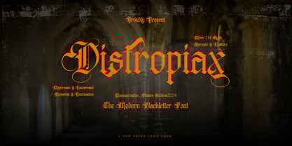 Distropiax Font Poster 1