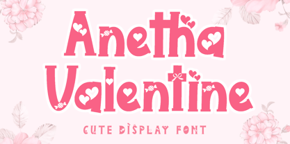 Anetha Valentine Font Poster 1