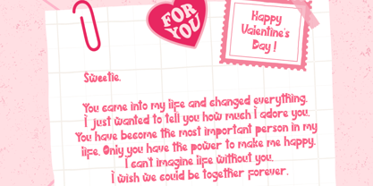 Anetha Valentine Font Poster 4