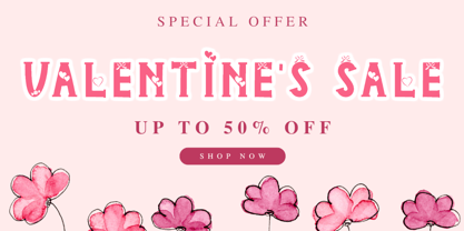 Anetha Valentine Font Poster 3