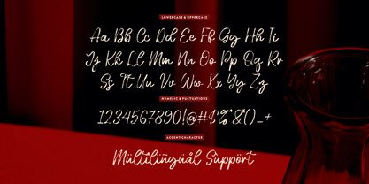 Majestic Paradise Font Poster 6