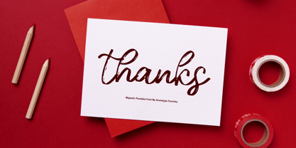 Majestic Paradise Font Poster 7