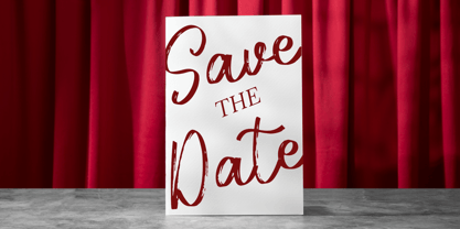 Majestic Paradise Font Poster 5