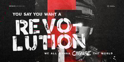 Greyblock Font Poster 3