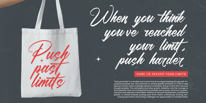 Black Fatal Font Poster 2