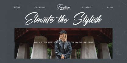 Black Fatal Font Poster 12