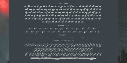 Black Fatal Font Poster 15