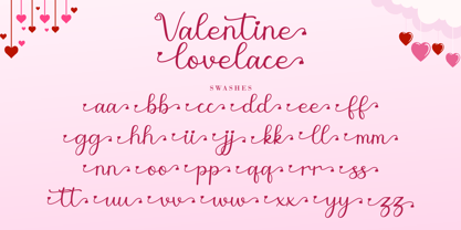 Valentine Lovelace Font Poster 8