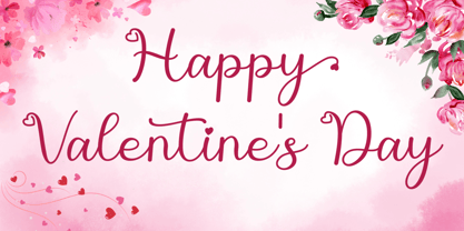 Valentine Lovelace Font Poster 5
