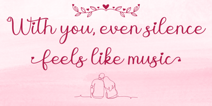 Valentine Lovelace Font Poster 3