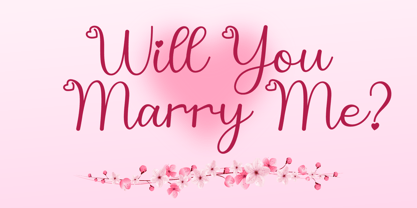 Valentine Lovelace Font Poster 4