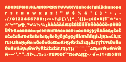 Chomp Font Poster 14