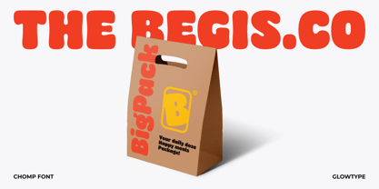 Chomp Font Poster 13