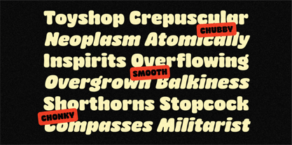 Chomp Font Poster 10