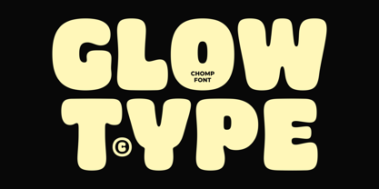 Chomp Font Poster 12