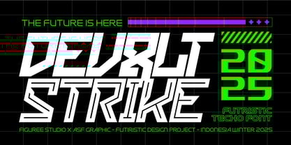 Devolt Strike Font Poster 1