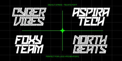 Devolt Strike Font Poster 4