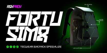 Devolt Strike Font Poster 8