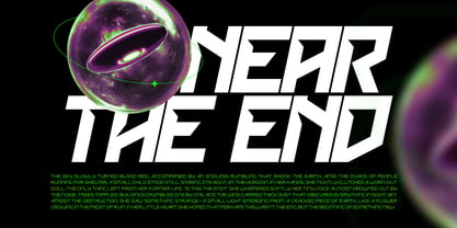 Devolt Strike Font Poster 2