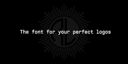 Round Logo Type Font Poster 2