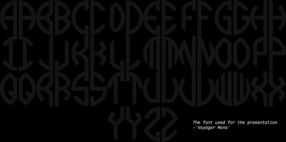 Round Logo Type Font Poster 6