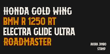 Akira Jimbo v2 Font Poster 2