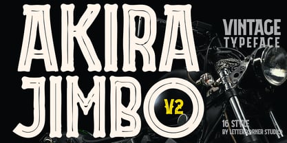 Akira Jimbo v2 Font Poster 1