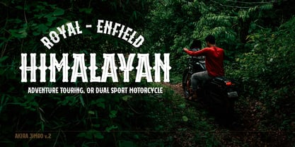 Akira Jimbo v2 Font Poster 7