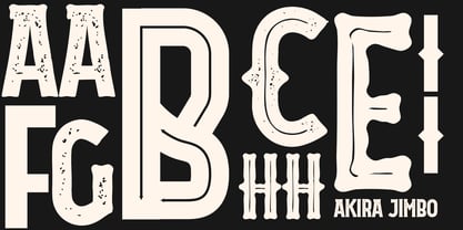 Akira Jimbo v2 Font Poster 3