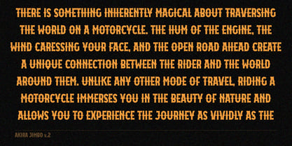 Akira Jimbo v2 Font Poster 8