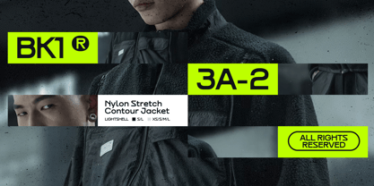 BT Widesonik Font Poster 10