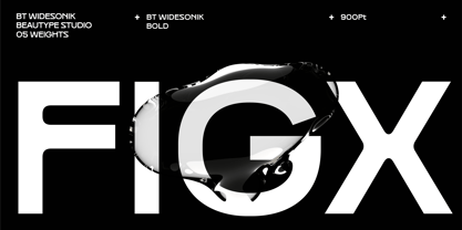 BT Widesonik Font Poster 7