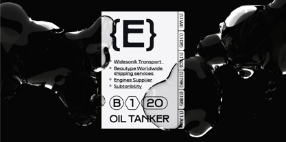 BT Widesonik Font Poster 13