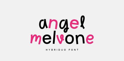 Hybriduo Font Poster 3