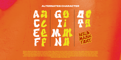 Wild Mark Font Poster 10