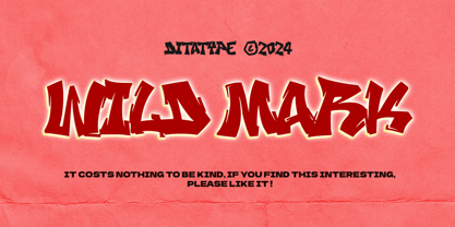 Wild Mark Font Poster 11