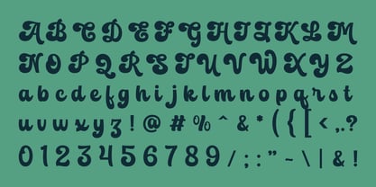 Andstay Font Poster 2