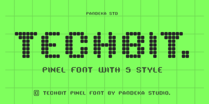 Techbit Font Poster 1