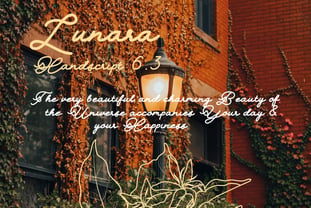 Lunara Handwriting Script 6.3 Font Poster 1