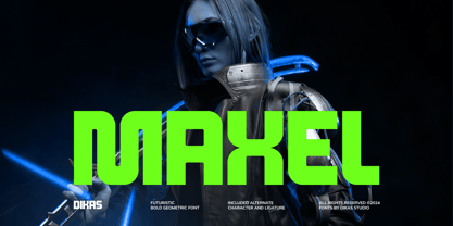Maxel Font Poster 1