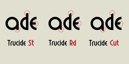 Trucide Font Poster 3