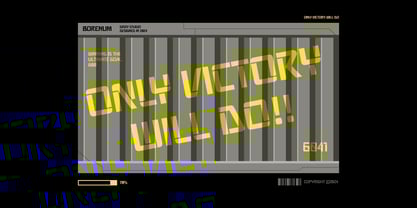 Borenum Font Poster 9