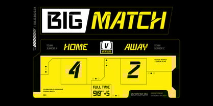 Borenum Font Poster 8