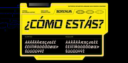 Borenum Font Poster 7