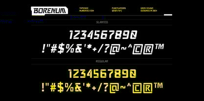 Borenum Font Poster 6