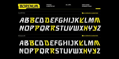 Borenum Font Poster 4